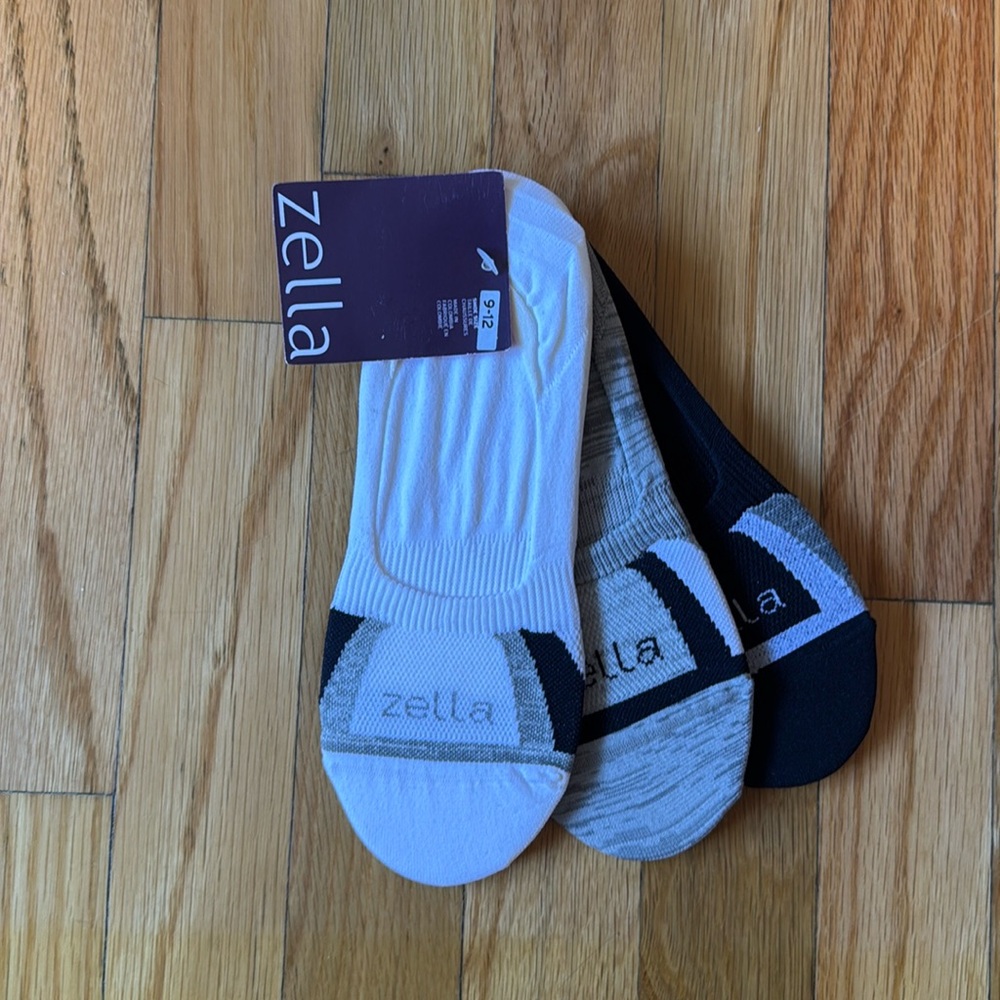 New Zella no show socks 3-Pack size 9-12